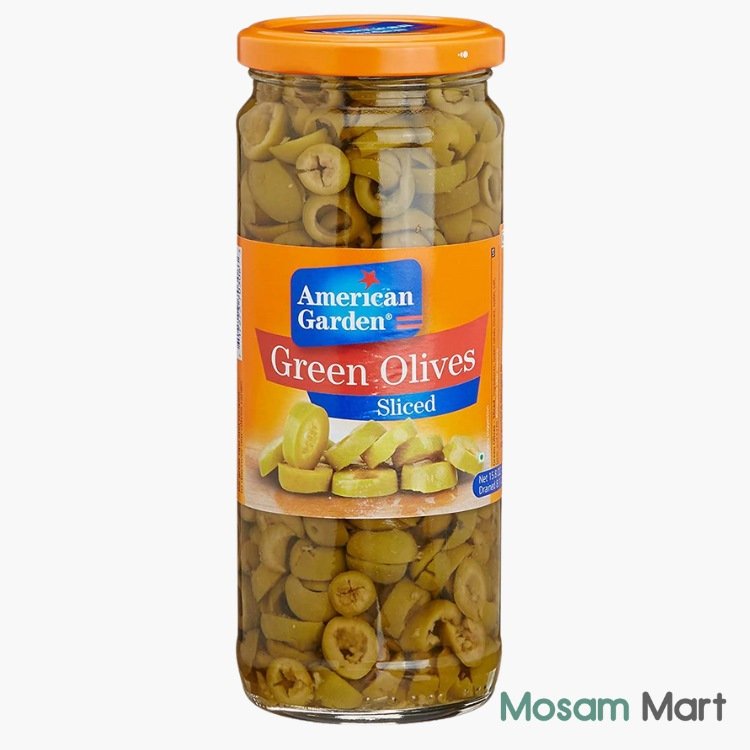 AG GREEN OLIVE SLICED 360GM