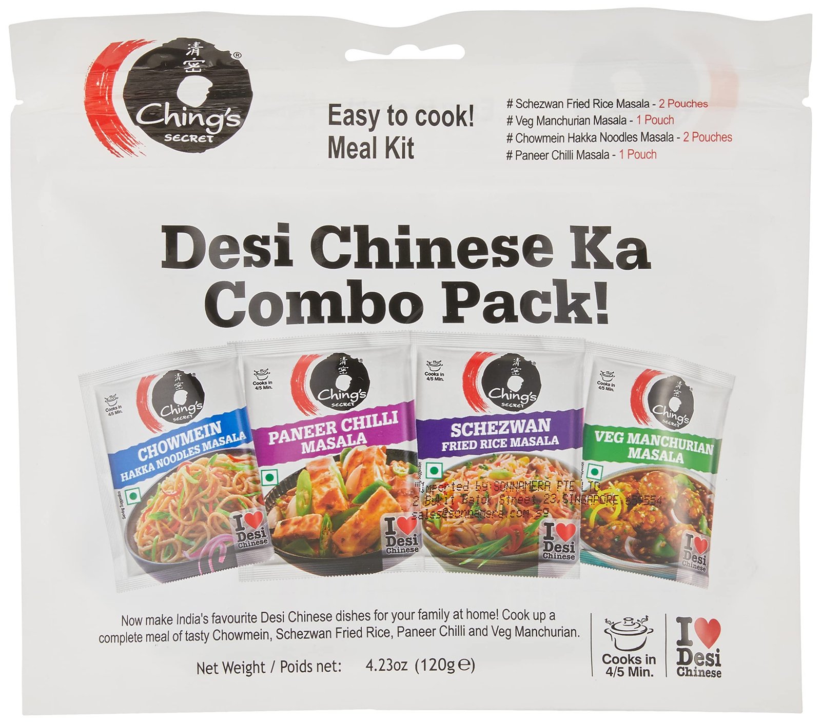 Ching\'s Secret Desi Chinese Masala Combo Pack